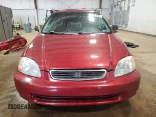 1997 Honda Civic LX with VIN 1HGEJ6671VL019593, listed as a Copart auction lot 49381625 with 252,245 mi miles and Salvage Title. Bid and sale history available at carsss.com. Image 5.