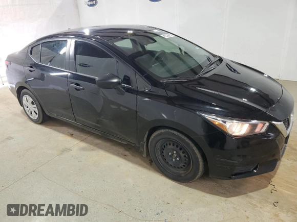 2020 Nissan Versa S with VIN 3N1CN8DV8LL886713, listed as a Copart auction lot 53907045 with 124,968 mi miles and Clean Title. Bid and sale history available at DreamBid. Image 4.