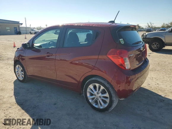2022 Chevrolet Spark 1LT with VIN KL8CD6SA1NC019746, listed as a Copart auction lot 46851665 with 19,362 mi miles and Non Repairable. Bid and sale history available at carsss.com. Image 2.