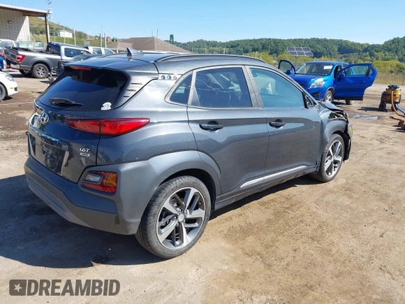 2020 Hyundai Kona Limited with VIN KM8K3CA52LU486346, listed as a IAAI auction lot 40313683 with 30,116 mi miles. Bid and sale history available at carsss.com. Image 4.