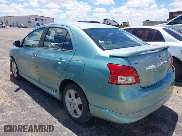 2008 Toyota Yaris with VIN JTDBT923X81201731, listed as a IAAI auction lot 42222388 with 91,079 mi miles. Bid and sale history available at carsss.com. Image 3.