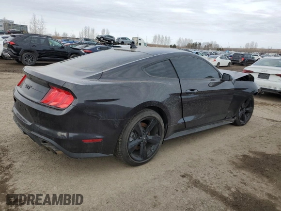 2022 Ford Mustang GT with VIN 1FA6P8CF0N5110759, listed as a Copart auction lot 48608795 with 19,177 mi miles and Clean title. Bid and sale history available at DreamBid. Image 3.