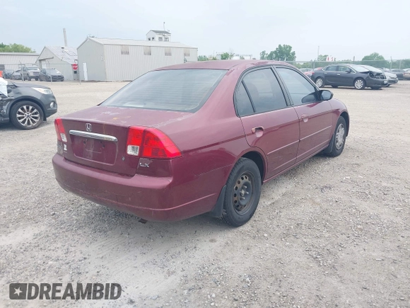 2003 Honda Civic LX z VIN 2HGES16543H530675, wystawiony jako IAAI lot #42442148 z przebiegiem 159 308 mil mil oraz . Historia ofert i sprzedaży dostępna na DreamBid. Obrazek 4.