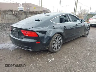 2012 Audi A7 Premium Plus with VIN WAUYGAFC0CN096027, listed as a IAAI auction lot 40881391 with 155,433 mi miles and . Bid and sale history available at DreamBid. Image 4.