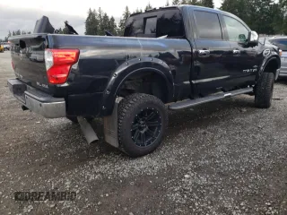 2016 Nissan Titan XD Platinum Reserve with VIN 1N6BA1F49GN500481, listed as a Copart auction lot 88679525 with 42,820 mi miles and Salvage Title. Bid and sale history available at carsss.com. Image 3.