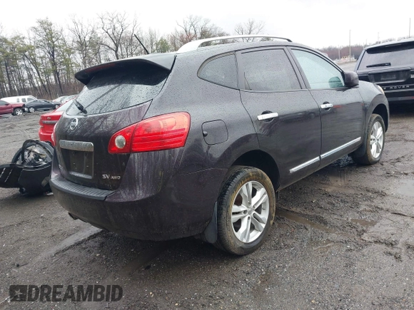 2013 Nissan Rogue SL with VIN JN8AS5MV5DW117839, listed as a IAAI auction lot 41872584 with 127,299 mi miles and . Bid and sale history available at DreamBid. Image 4.