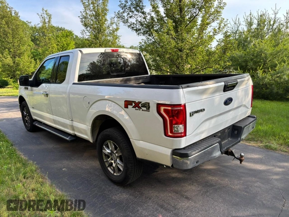 2017 Ford F-150 XL with VIN 1FTFX1EG5HKC27153, listed as a Copart auction lot 62049335 with 160,428 mi miles and Salvage title. Bid and sale history available at DreamBid. Image 3.