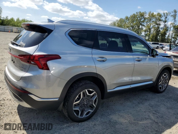 2023 Hyundai Santa Fe Hybrid Limited with VIN 5NMS5DA19PH013705, listed as a Copart auction lot 56336944 with 7,026 mi miles and Salvage Title. Bid and sale history available at carsss.com. Image 3.