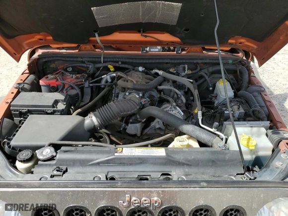 2010 Jeep Wrangler Unlimited Sport with VIN 1J4BA3H10AL223539, listed as a Copart auction lot 49852195 with 108,157 mi miles and Salvage Title. Bid and sale history available at carsss.com. Image 14.