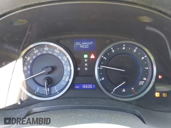 2011 Lexus IS with VIN JTHBE5C23B5027895, listed as a IAAI auction lot 41644708 with 166,061 mi miles. Bid and sale history available at carsss.com. Image 7.