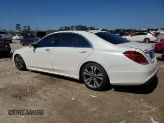 2015 Mercedes-Benz S 550 with VIN WDDUG8CB5FA074757, listed as a Copart auction lot 46002355 with 114,888 mi miles and Salvage Title. Bid and sale history available at carsss.com. Image 2.