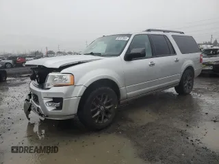2017 Ford Expedition EL Limited with VIN 1FMJK2AT9HEA58881, listed as a Copart auction lot 88107865 with 117,557 mi miles and Salvage Title. Bid and sale history available at carsss.com. Image 1.