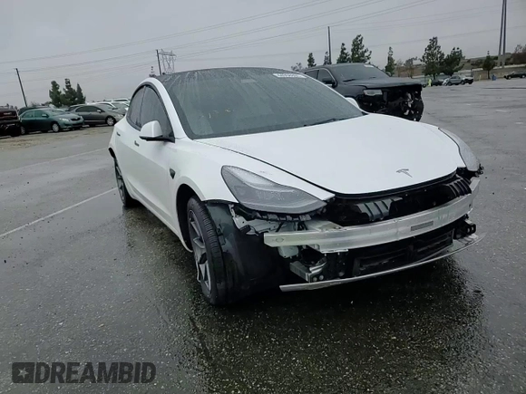 2023 Tesla Model 3 with VIN 5YJ3E1EA8PF477857, listed as a Copart auction lot 44958805 with 0 mi miles and Salvage Title. Bid and sale history available at carsss.com. Image 11.
