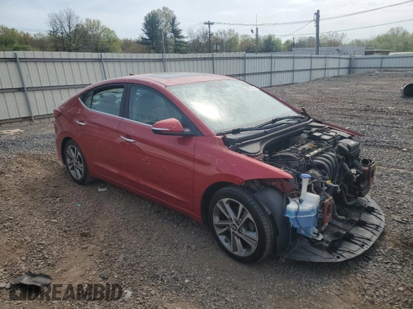 2017 Hyundai Elantra SE z VIN 5NPD84LF7HH025915, wystawiony jako Copart lot #54770125 z przebiegiem 133 074 mil mil oraz Szkoda całkowita • Salvage title. Historia ofert i sprzedaży dostępna na DreamBid. Obrazek 4.