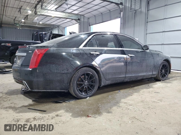 2019 Cadillac CTS Luxury AWD with VIN 1G6AX5SS9K0144003, listed as a Copart auction lot 84439534 with 112,485 mi miles and Salvage title. Bid and sale history available at DreamBid. Image 3.