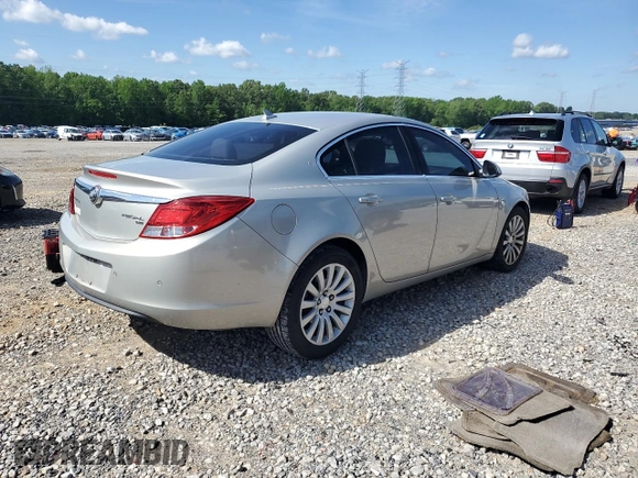 2011 Buick Regal CXL RL6 with VIN W04GU5GC3B1024851, listed as a Copart auction lot 54189555 with 187,911 mi miles and Clean title. Bid and sale history available at DreamBid. Image 3.