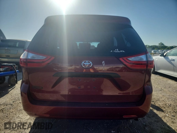 2015 Toyota Sienna L with VIN 5TDZK3DC6FS609767, listed as a Copart auction lot 61188585 with 136,286 mi miles and Salvage title. Bid and sale history available at DreamBid. Image 6.