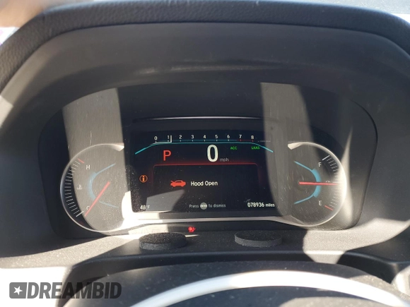 2020 Honda Passport EX-L z VIN 5FNYF8H57LB012250, wystawiony jako Copart lot #48579635 z przebiegiem 78 936 mil mil oraz Szkoda całkowita • Salvage title. Historia ofert i sprzedaży dostępna na DreamBid. Obrazek 9.