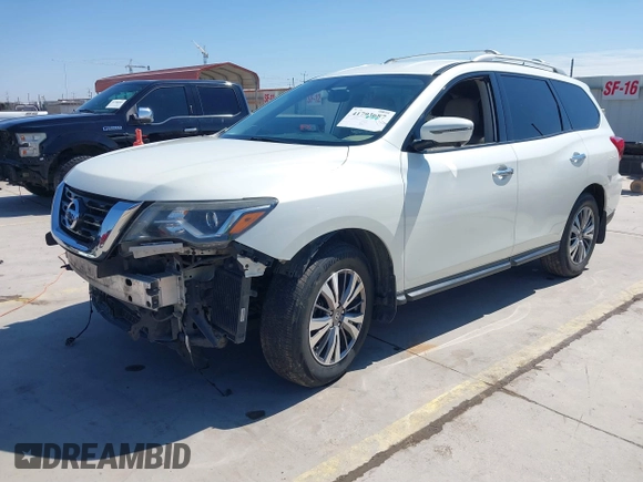 2017 Nissan Pathfinder SV z VIN 5N1DR2MM6HC687085, wystawiony jako IAAI lot #41793687 z przebiegiem 138 842 mil mil oraz . Historia ofert i sprzedaży dostępna na DreamBid. Obrazek 22.
