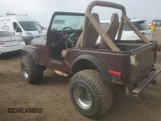 1978 Jeep CJ z VIN J8F83EH126023, wystawiony jako Copart lot #51271905 z przebiegiem 79 999 mil mil oraz Tytuł czysty. Historia ofert i sprzedaży dostępna na DreamBid. Obrazek 2.