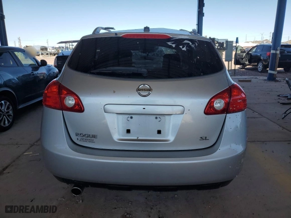 2010 Nissan Rogue S with VIN JN8AS5MTXAW003717, listed as a Copart auction lot 48964465 with 99,716 mi miles and Salvage Title. Bid and sale history available at carsss.com. Image 6.