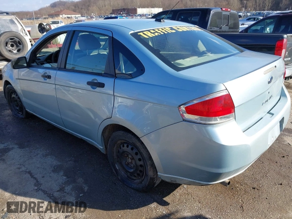 2008 Ford Focus S with VIN 1FAHP34NX8W223229, listed as a IAAI auction lot 38747770 with 232,432 mi miles. Bid and sale history available at carsss.com. Image 3.