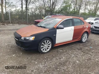 2010 Mitsubishi Lancer GTS with VIN JA32X8HW9AU004102, listed as a Copart auction lot 53708635 with 139,689 mi miles and Clean Title. Bid and sale history available at carsss.com. Image 1.