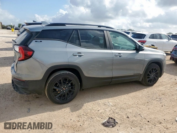 2023 GMC Terrain SLE z VIN 3GKALMEG1PL157417, wystawiony jako Copart lot #59494385 z przebiegiem 32 439 mil mil oraz Szkoda całkowita • Salvage title. Historia ofert i sprzedaży dostępna na DreamBid. Obrazek 3.