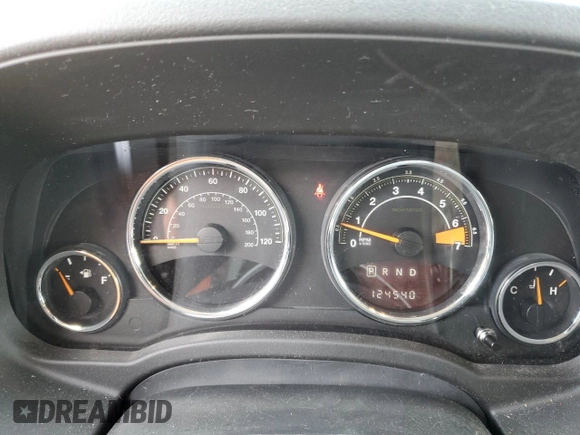 2016 Jeep Compass Latitude with VIN 1C4NJCEA2GD775005, listed as a Copart auction lot 44129875 with 124,540 mi miles and Salvage Title. Bid and sale history available at carsss.com. Image 9.