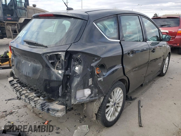 2015 Ford C-Max SEL with VIN 1FADP5CU6FL109309, listed as a Copart auction lot 43645495 with 142,313 mi miles and Salvage Title. Bid and sale history available at DreamBid. Image 3.