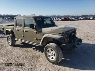 2020 Jeep Gladiator Sport S with VIN 1C6JJTAG3LL185010, listed as a Copart auction lot 48855465 with 59,816 mi miles and Salvage Title. Bid and sale history available at carsss.com. Image 10.