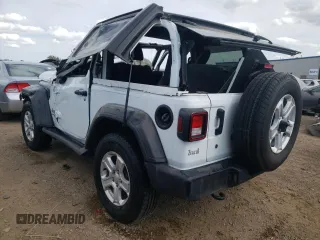 2020 Jeep Wrangler Willys with VIN 1C4GJXAN8LW121231, listed as a Copart auction lot 59509274 with Not provided miles and Non repairable. Bid and sale history available at DreamBid. Image 2.