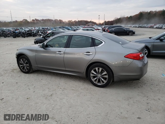 2012 Infiniti M37 with VIN JN1BY1ARXCM393669, listed as a Copart auction lot 79009254 with 158,001 mi miles and Clean Title. Bid and sale history available at carsss.com. Image 2.