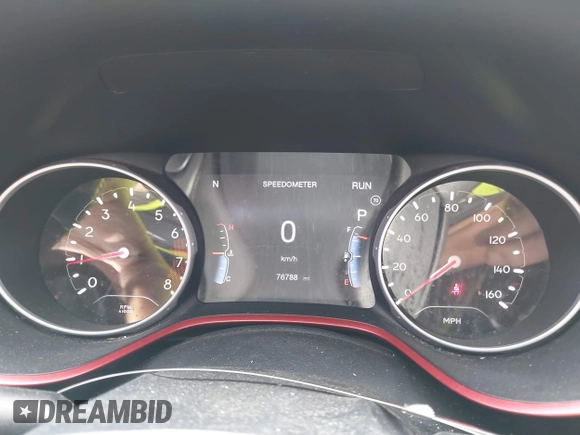 2017 Jeep Compass Trailhawk with VIN 3C4NJDDBXHT500588, listed as a IAAI auction lot 42060556 with 76,788 mi miles and . Bid and sale history available at DreamBid. Image 7.