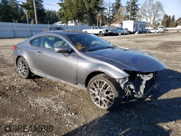 2017 Lexus RC 350 with VIN JTHSE5BCXH5007419, listed as a Copart auction lot 85610644 with 95,810 mi miles and Salvage title. Bid and sale history available at DreamBid. Image 4.