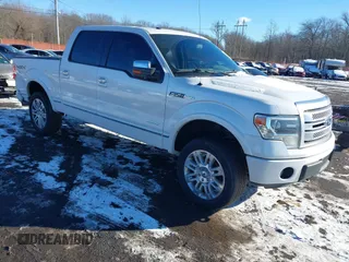 2013 Ford F-150 XL with VIN 1FTFW1ET0DFD85855, listed as a IAAI auction lot 41178852 with 104,473 mi miles. Bid and sale history available at carsss.com. Image 1.