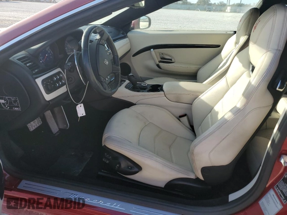 2018 Maserati GranTurismo Sport with VIN ZAM45VLA9J0265744, listed as a Copart auction lot 76110264 with 9,392 mi miles and Non repairable. Bid and sale history available at DreamBid. Image 7.