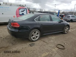 2014 Volkswagen Passat Sport with VIN 1VWBT7A34EC074896, listed as a Copart auction lot 53467825 with 103,304 mi miles and Clean Title. Bid and sale history available at carsss.com. Image 3.