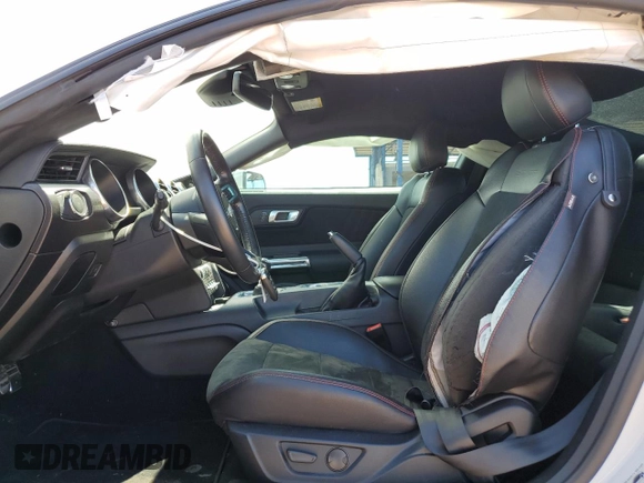 2021 Ford Mustang GT with VIN 1FA6P8CF9M5146397, listed as a Copart auction lot 58664255 with 19,236 mi miles and Salvage title. Bid and sale history available at DreamBid. Image 7.
