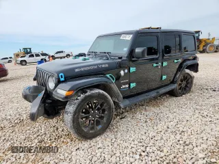 2022 Jeep Wrangler Unlimited Sahara z VIN 1C4JJXP61NW170425, wystawiony jako Copart lot #60683715 z przebiegiem 51 847 mil mil oraz Szkoda całkowita • Salvage title. Historia ofert i sprzedaży dostępna na DreamBid. Obrazek 1.