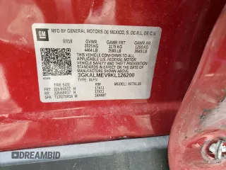 2019 GMC Terrain SLE с VIN 3GKALMEV9KL126200, выставлен на аукционе Copart как лот 57212345 с пробегом 102 374 миль миль и Списание • Salvage title. История ставок и продаж доступна на DreamBid. Изображение 12.
