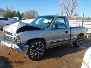 1999 Chevrolet Silverado 1500 with VIN 1GCEC14W9XZ129037, listed as a IAAI auction lot 41777069 with 1 mi miles. Bid and sale history available at carsss.com. Image 14.