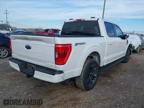 2023 Ford F-150 XL with VIN 1FTEW1C53PFB19119, listed as a IAAI auction lot 41580371 with 35,040 mi miles and . Bid and sale history available at DreamBid. Image 4.