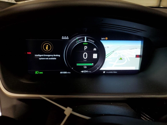 2020 Jaguar I-PACE HSE with VIN SADHD2S10L1F81370, listed as a Copart auction lot 41469125 with 51506 miles and Salvage Title. Bid and sale history available at carsss.com. Image 9.
