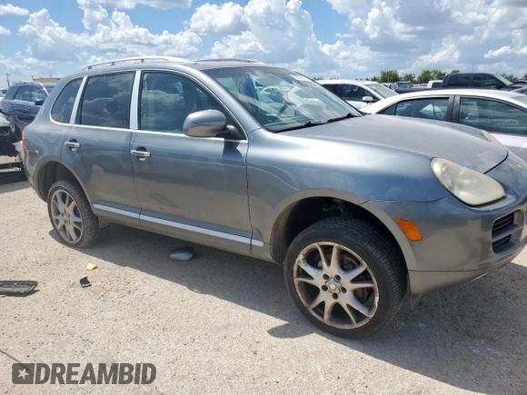 2006 Porsche Cayenne with VIN WP1AA29P76LA23682, listed as a Copart auction lot 62370815 with 246,883 mi miles and Salvage title. Bid and sale history available at DreamBid. Image 4.