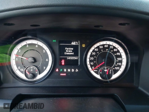 2020 Ram 1500 Classic Tradesman with VIN 1C6RR6FG3LS116538, listed as a IAAI auction lot 41284427 with 140,223 mi miles. Bid and sale history available at carsss.com. Image 7.