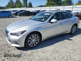 2017 Infiniti Q50 Signature Edition z VIN JN1EV7AR2HM836901, wystawiony jako Copart lot #58598685 z przebiegiem 133 310 mil mil oraz Szkoda całkowita • Salvage title. Historia ofert i sprzedaży dostępna na DreamBid. Obrazek 1.