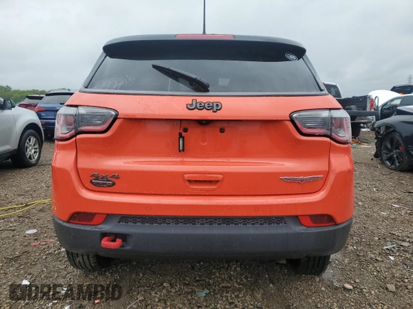 2019 Jeep Compass Trailhawk с VIN 3C4NJDDB4KT712197, выставлен на аукционе Copart как лот 57431805 с пробегом Не указан миль и Списание • Salvage title. История ставок и продаж доступна на DreamBid. Изображение 6.