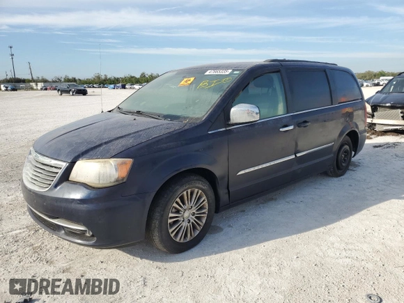 2013 Chrysler Town & Country Touring L with VIN 2C4RC1CG5DR560024, listed as a Copart auction lot 47665335 with Not Provided miles and Salvage Title. Bid and sale history available at DreamBid. Image 1.