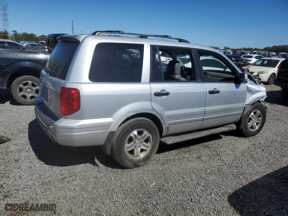 2005 Honda Pilot EX-L with RES with VIN 5FNYF18665B032394, listed as a Copart auction lot 45683515 with 0 mi miles and Salvage Title. Bid and sale history available at carsss.com. Image 3.